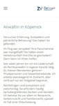 Mobile Screenshot of kanzlei-ziervogel.de